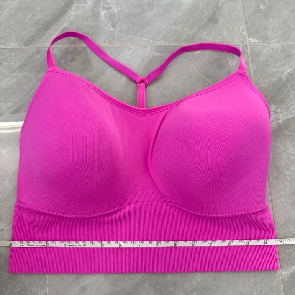 Women’s PINK Active Seamless Lightly Lined Sports Bra Adjustable Plus Size XXL - Picture 15 of 16